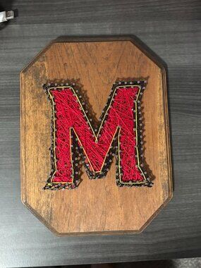 Handmade University of Maryland String Art
